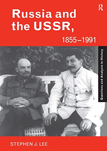 Beispielbild fr Russia and the USSR, 1855-1991: Autocracy and Dictatorship zum Verkauf von Blackwell's