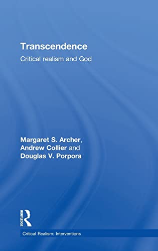Imagen de archivo de Transcendence: Critical Realism and God (Critical Realism: Interventions Routledge Critical Realism) a la venta por Chiron Media