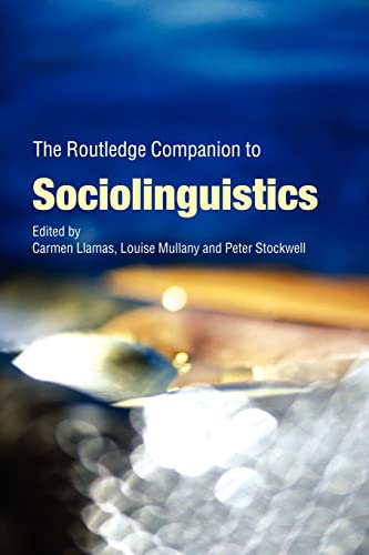 Stock image for The Routledge Companion to Sociolinguistics (Routledge Companions) for sale by Revaluation Books