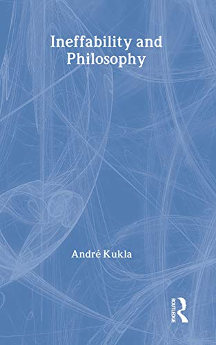 Imagen de archivo de Ineffability and Philosophy (Routledge Studies in Twentieth-Century Philosophy) a la venta por Chiron Media