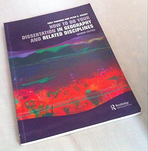 Imagen de archivo de How To Do Your Dissertation in Geography and Related Disciplines a la venta por WorldofBooks