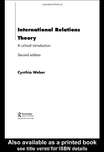 9780415342087: International Relations Theory: A Critical Introduction