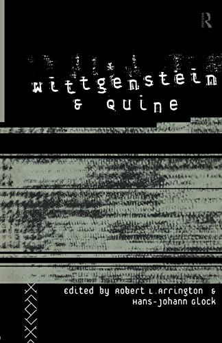 Imagen de archivo de Wittgenstein and Quine a la venta por Blackwell's