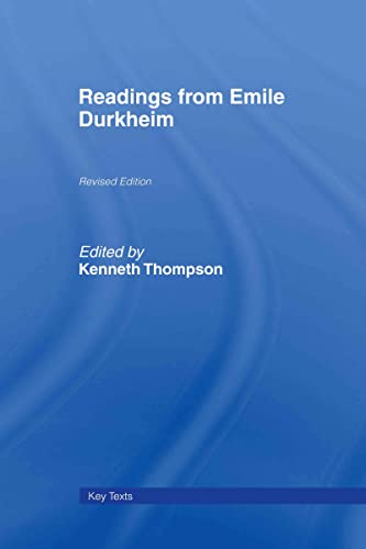 9780415349123: Readings from Emile Durkheim (Key Texts)
