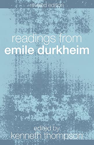 Beispielbild fr Readings from Emile Durkheim zum Verkauf von Blackwell's