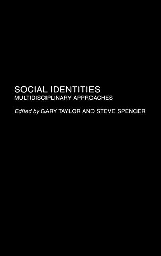 Beispielbild fr Social Identities: Multidisciplinary Approaches zum Verkauf von Revaluation Books