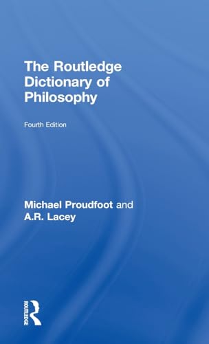 Imagen de archivo de The Routledge Dictionary of Philosophy a la venta por Chiron Media