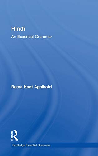 Stock image for Hindi: An Essential Grammar (Routledge Essential Grammars) for sale by Oblivion Books