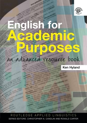 9780415358705: English for Academic Purposes: An Advanced Resource Book (Routledge Applied Linguistics)