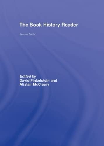 Beispielbild fr The Book History Reader zum Verkauf von Blackwell's