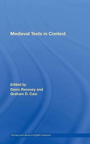 Stock image for Medieval Texts in Context (Context and Genre in English Literature) for sale by Moe's Books