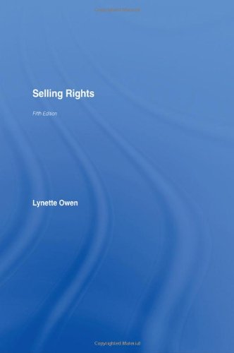 Beispielbild fr SELLING RIGHTS. zum Verkauf von Burwood Books