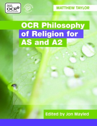 Stock image for OCR Philosophy of Religion for AS and A2 for sale by WorldofBooks