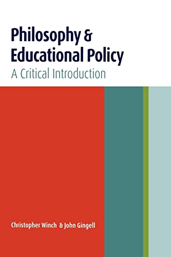 9780415369589: Philosophy and Educational Policy: A Critical Introduction