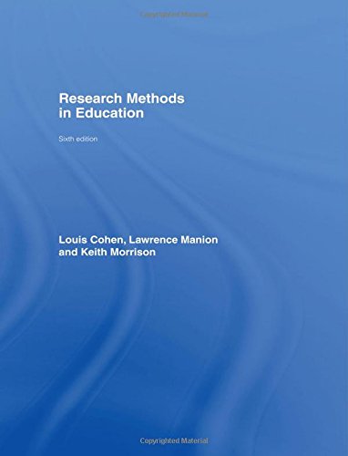 Imagen de archivo de Research Methods in Education a la venta por dsmbooks