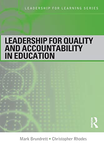 Beispielbild fr Leadership for Quality and Accountability in Education zum Verkauf von Blackwell's