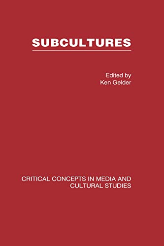 9780415379571: Subcultures: Critical Concepts in Media and Cultural Studies