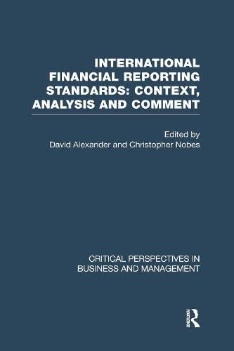 International Financial Reporting Standards vol 2 (9780415380997) by Alexander,David