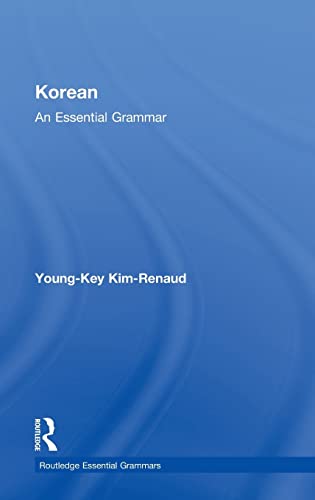 Stock image for Korean: An Essential Grammar (Routledge Essential Grammars) for sale by Chiron Media