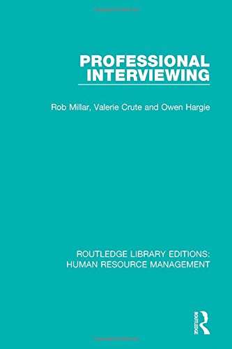 9780415386166: Professional Interviewing: 20 (Routledge Library Editions: Human Resource Management)