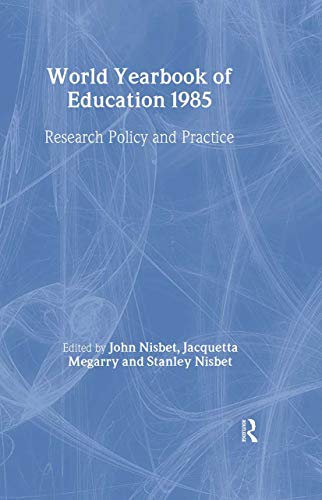 Stock image for World Yearbook of Education 1985: Research, Policy and Practice for sale by Chiron Media