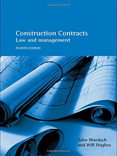 Beispielbild fr Construction Contracts : Law and Management zum Verkauf von Better World Books Ltd