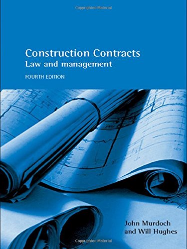 Imagen de archivo de Construction Contracts: Law and Management a la venta por Anybook.com