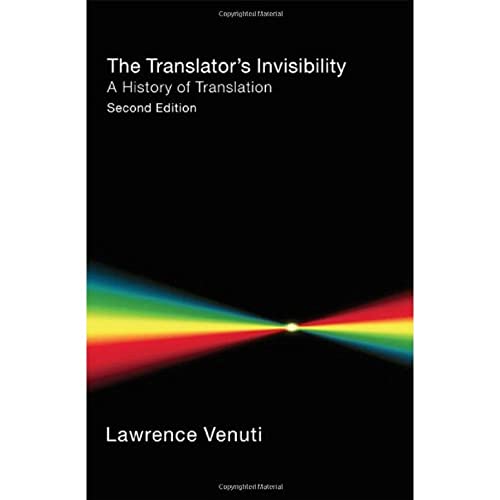 Stock image for The Translator's Invisibility: A History of Translation for sale by Great Matter Books