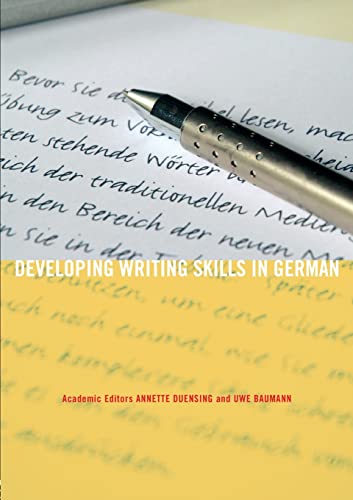 Stock image for Developing Writing Skills in German for sale by Blackwell's