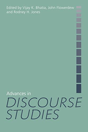 Stock image for Advances in Discourse Studies for sale by Better World Books Ltd