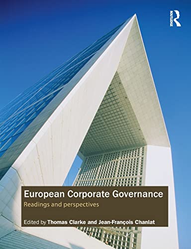 Imagen de archivo de European Corporate Governance: Readings and Perspectives a la venta por WorldofBooks