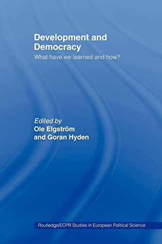 Stock image for Development and Democracy: What Have We Learned and How? (Routledge/ECPR Studies in European Political Science) for sale by Lucky's Textbooks