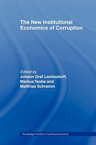 Imagen de archivo de The New Institutional Economics of Corruption a la venta por Blackwell's