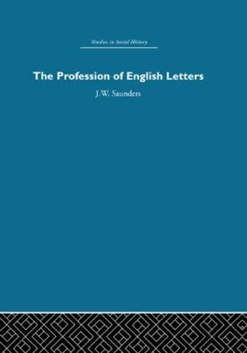 9780415412995: The Profession of English Letters