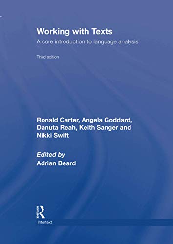 Imagen de archivo de Working with Texts: A Core Introduction to Language Analysis (Intertext) a la venta por Chiron Media