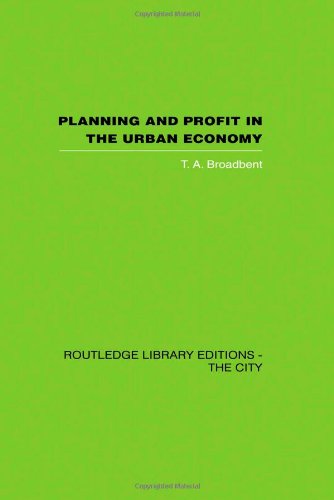 Imagen de archivo de Planning and Profit in the Urban Economy a la venta por Blackwell's