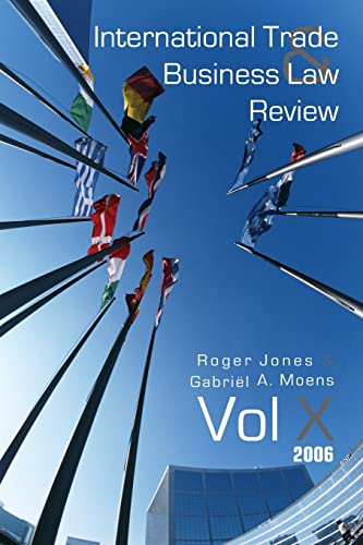 Imagen de archivo de International Trade and Business Law Review: Volume X a la venta por Blackwell's