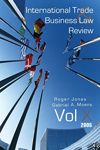 Stock image for International Trade and Business Law Review: Volume X for sale by Blackwell's