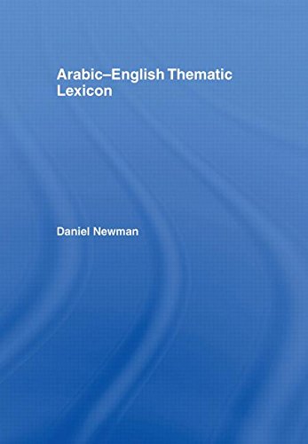 9780415420938: Arabic-English Thematic Lexicon