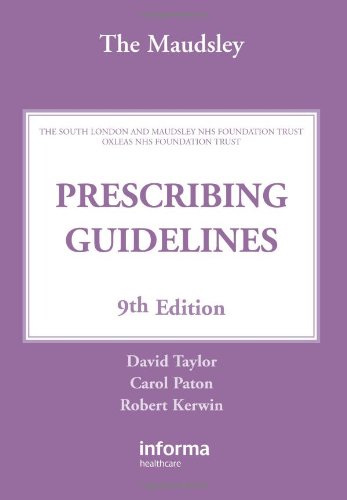 Stock image for The Maudsley Prescribing Guidelines for sale by Reuseabook