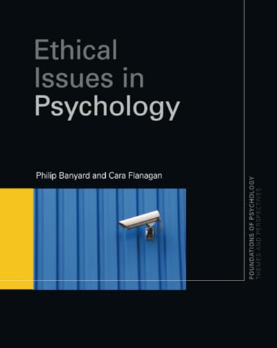 Beispielbild fr Ethical Issues in Psychology (Foundations of Psychology) zum Verkauf von Chiron Media