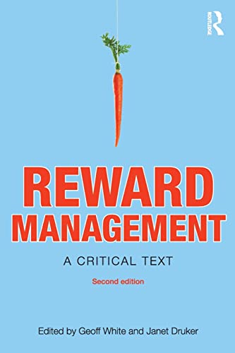 Imagen de archivo de Reward Management: A critical text a la venta por Blackwell's