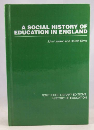 Stock image for A Social History of Education in England for sale by Chiron Media