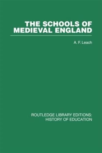 Stock image for The Schools of Medieval England for sale by Chiron Media