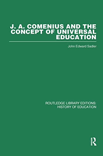 Beispielbild fr J A Comenius and the Concept of Universal Education zum Verkauf von Reuseabook