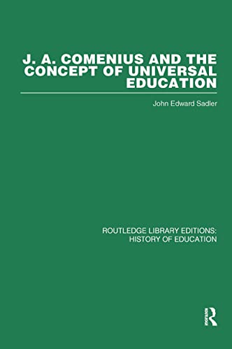 Stock image for J A Comenius and the Concept of Universal Education for sale by Chiron Media