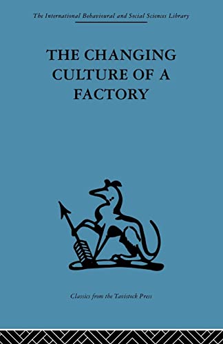 Beispielbild fr The Changing Culture of a Factory zum Verkauf von Blackwell's