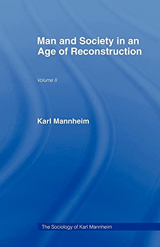9780415436748: Man & Soc Age Reconstructn V 2: Studies in Modern Social Structure