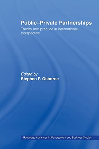 Beispielbild fr Public-Private Partnerships: Theory and Practice in International Perspective zum Verkauf von Anybook.com