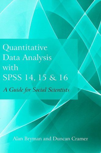 Beispielbild fr Quantitative Data Analysis with SPSS 14, 15 and 16: A Guide for Social Scientists zum Verkauf von Book Dispensary
